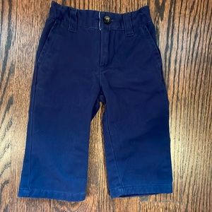 Janie and Jack, Boys Navy Blue Pants, 6-12 months      (98)